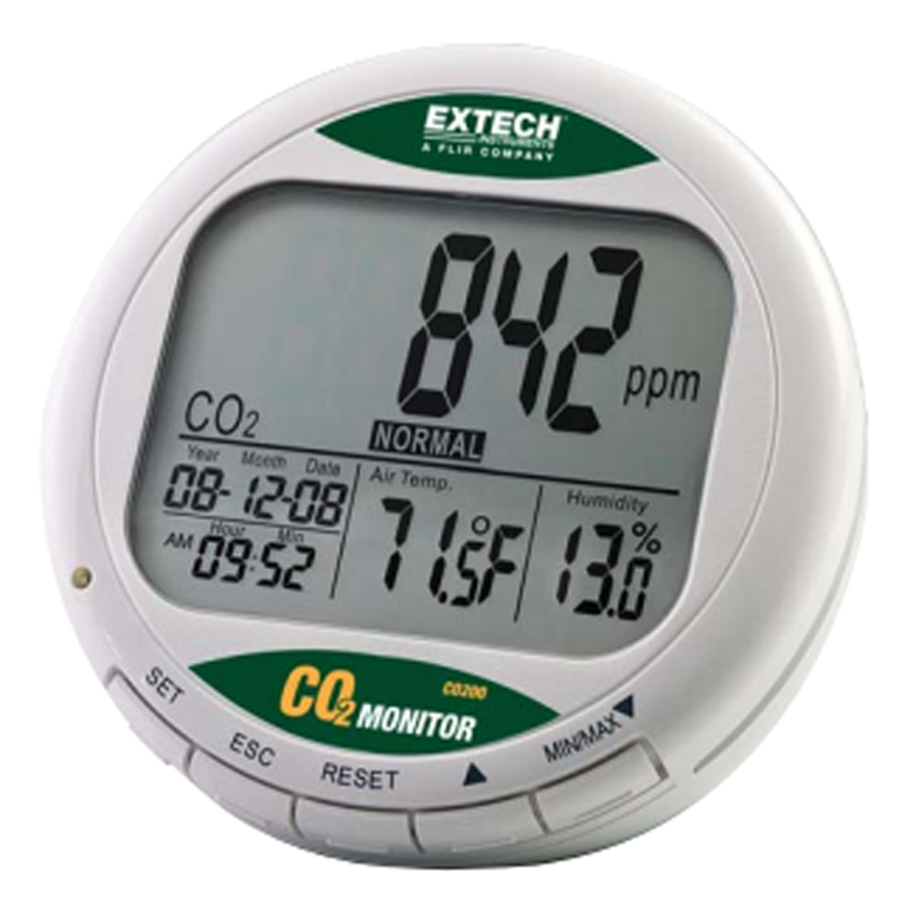 Harga Jual Extech CO200 Desktop Indoor Air Quality CO2 Monitor